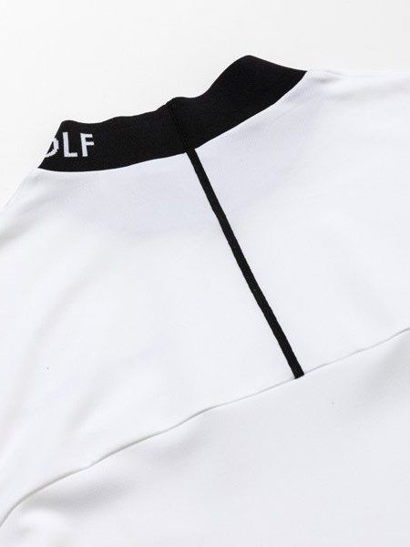 TONAL DRY MOCK NECK / ブラック 【SY32 by SWEET YEARS GOLF】