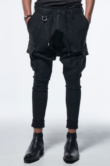 《予約品》 SarouelEasyCargoPants / ブラック 【kiryuyrik】 2023年4月以降入荷予定