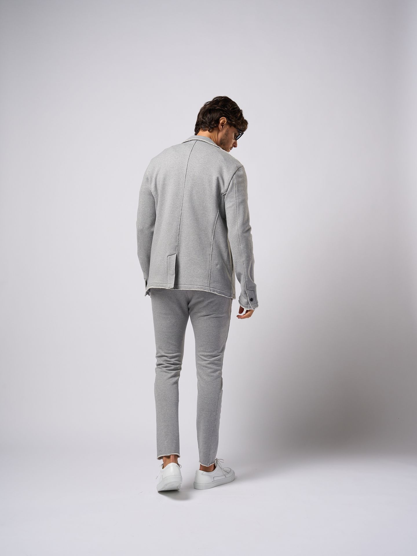 【予約品9月19日 10時締め】 jersey jacket / ジャケット / グレー