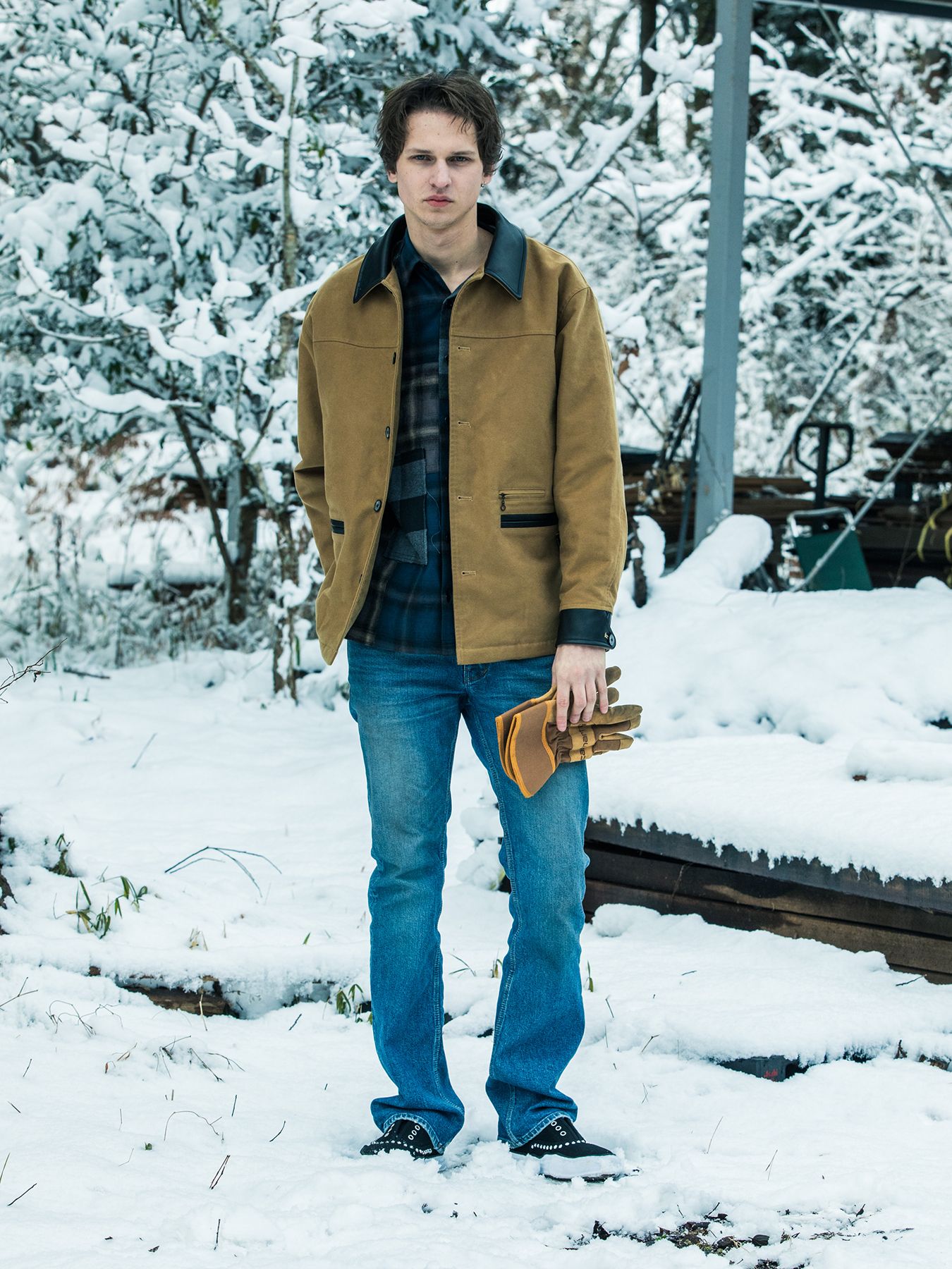 【予約品 3月9日(月) 18:00 締切】MOLESKIN JKT CRY / クリスタルクロスガン モールスキン ジャケット / ベージュ