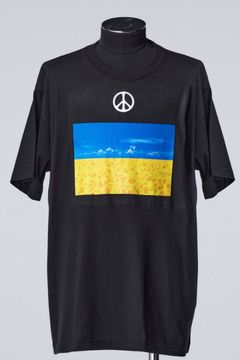 《予約》 Ukraine CharityT-shirt / ブラック 【THE ONENESS】 10月以降入荷予定