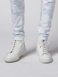 wjk - 《予約品》 back zip sneaker / ハイカット・スニーカー 