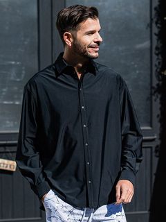 《予約品3月3日18：00締め》 rush jack shirts / シャツ / ブラック