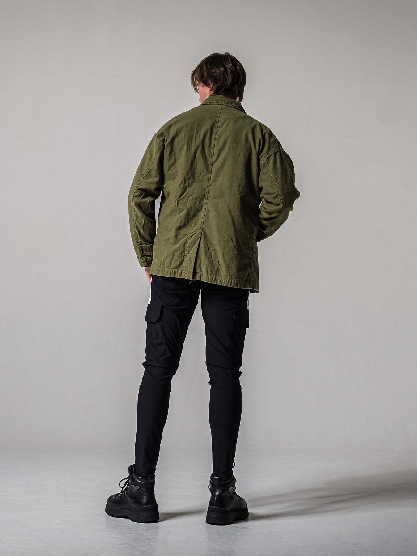 【予約品 11月16日(日) 締切】MV OVER PCOAT / オーバーサイズ ピーコートジャケット / カーキ