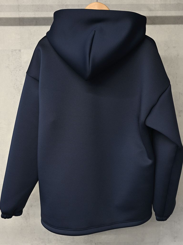 《予約品》 cardboard hoodie / ダンボールニットパーカー / ネイビー