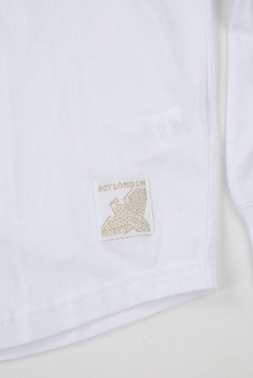 GOLD EAGLE L/S T-SHIRTS / White 【BOY LONDON】