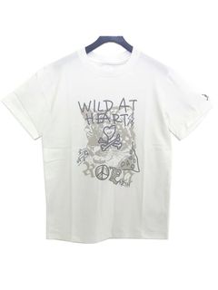 WILD HEART GRAPHIC T / 半袖Tシャツ / ホワイト【Roen】