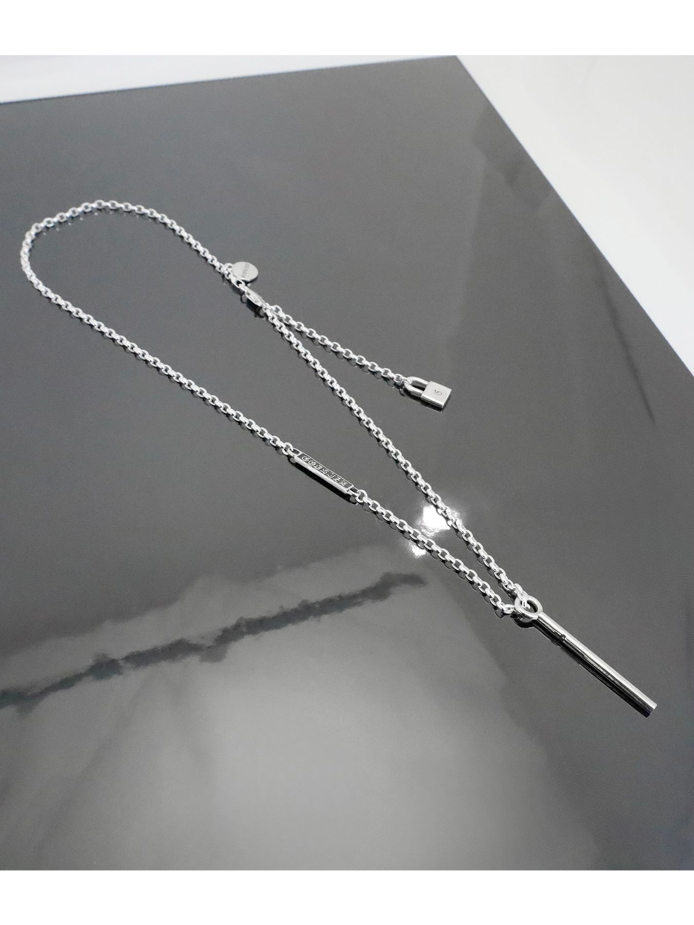 《受注生産》VOID STICK [CROSS] #1 with GODSIZE® I.D. TAG NECKLACE / ヴォイドスティック [クロス] #1 ゴッドサイズ® I.D.タグネックレス / 注文から2～3週間後入荷予定