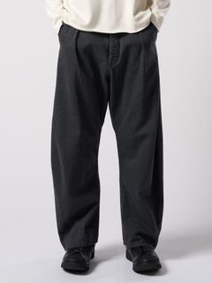 【予約品 4月19日(日) 18時締切】wide banana denim(OW)  / ワイドバナナデニム ワンウォッシュ / ダストチャコール