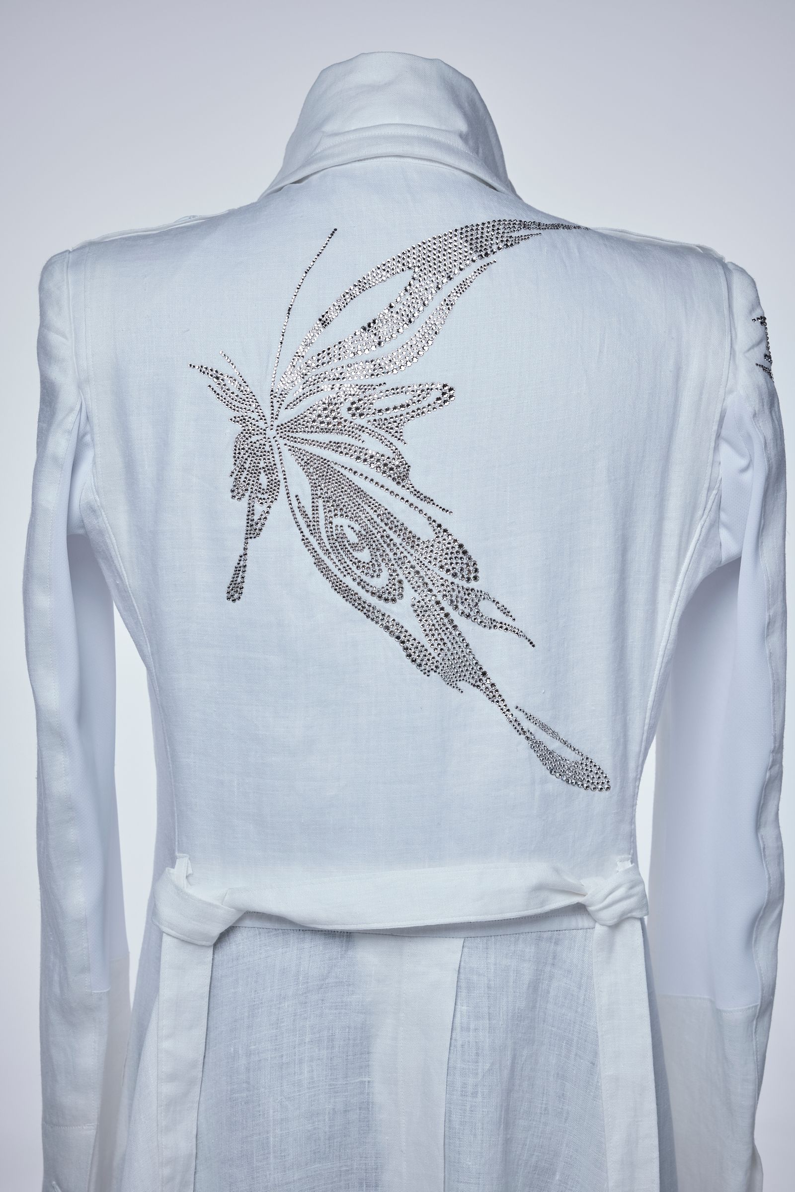 《予約品》 SGZ Costume Hemp Flare Napoleon Jacket ジャケット / White 【THE ONENESS】 7月入荷予定