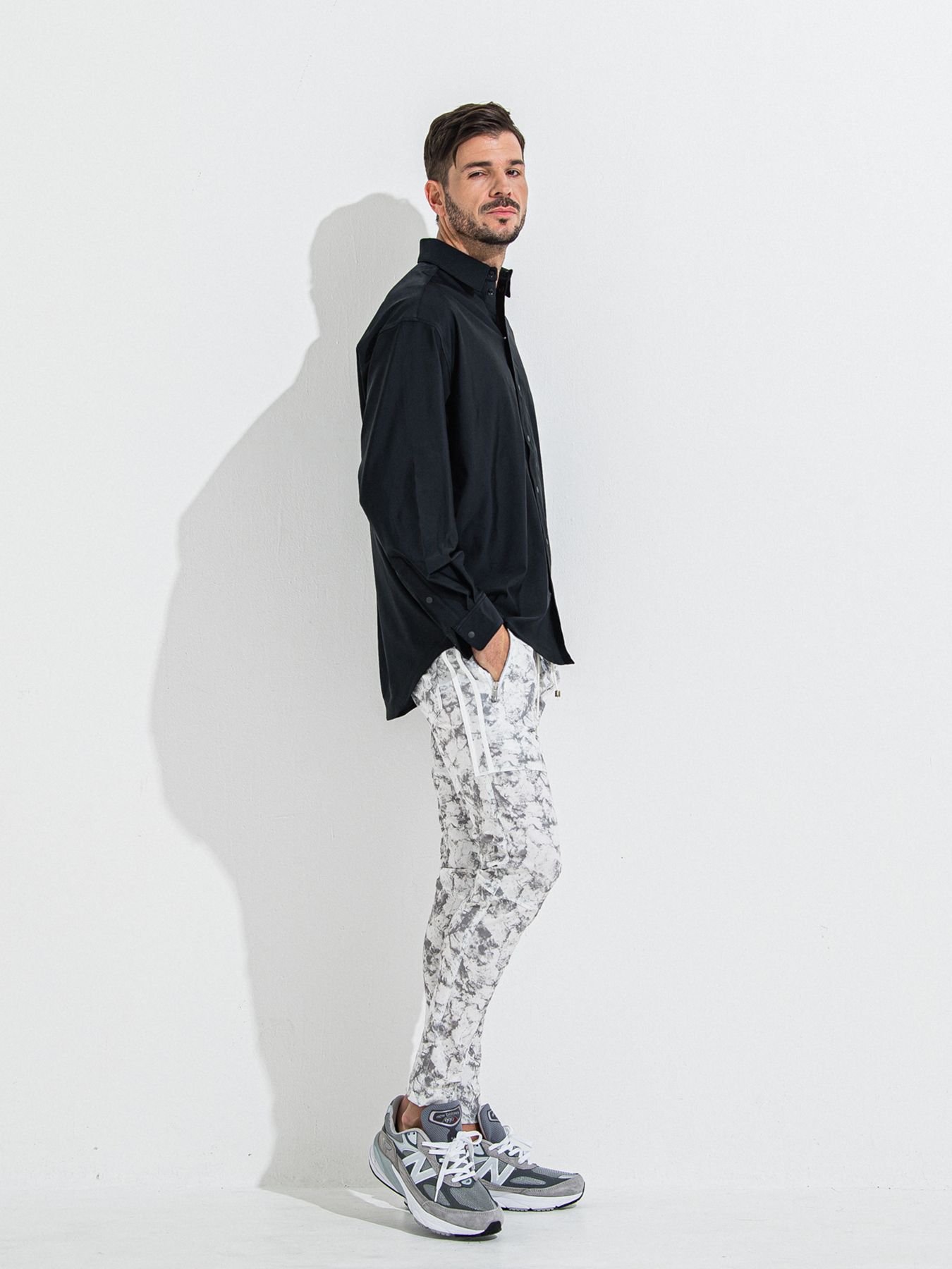 【予約品 】RASH JACK SHIRTS / ラッシュガード ジャックシャツ / ブラック