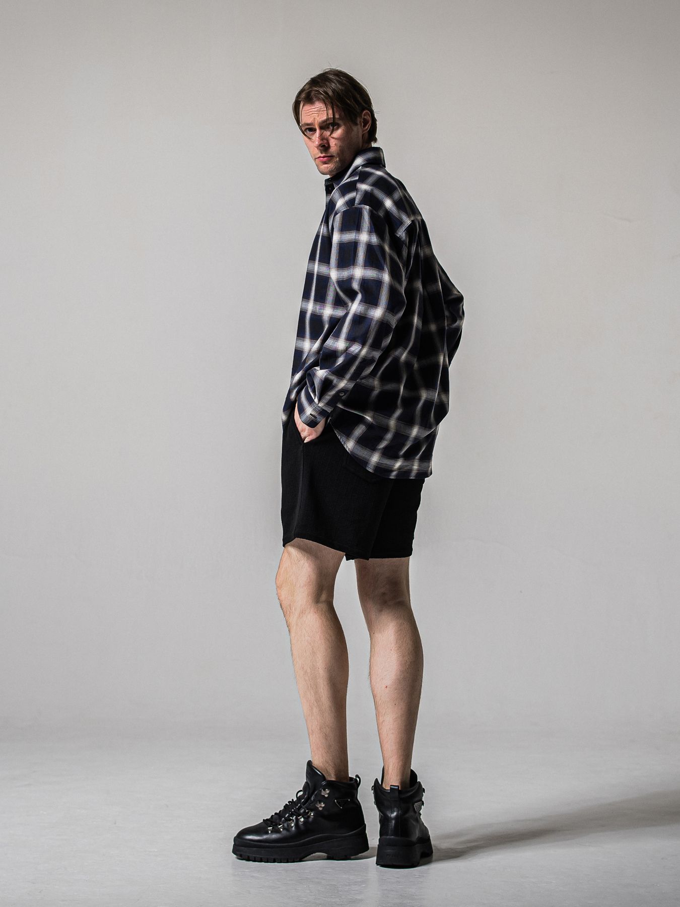 【予約品 11月16日(日) 締切】PULL JACK SHIRTS / プルオーバー ジャックシャツ / ネイビー