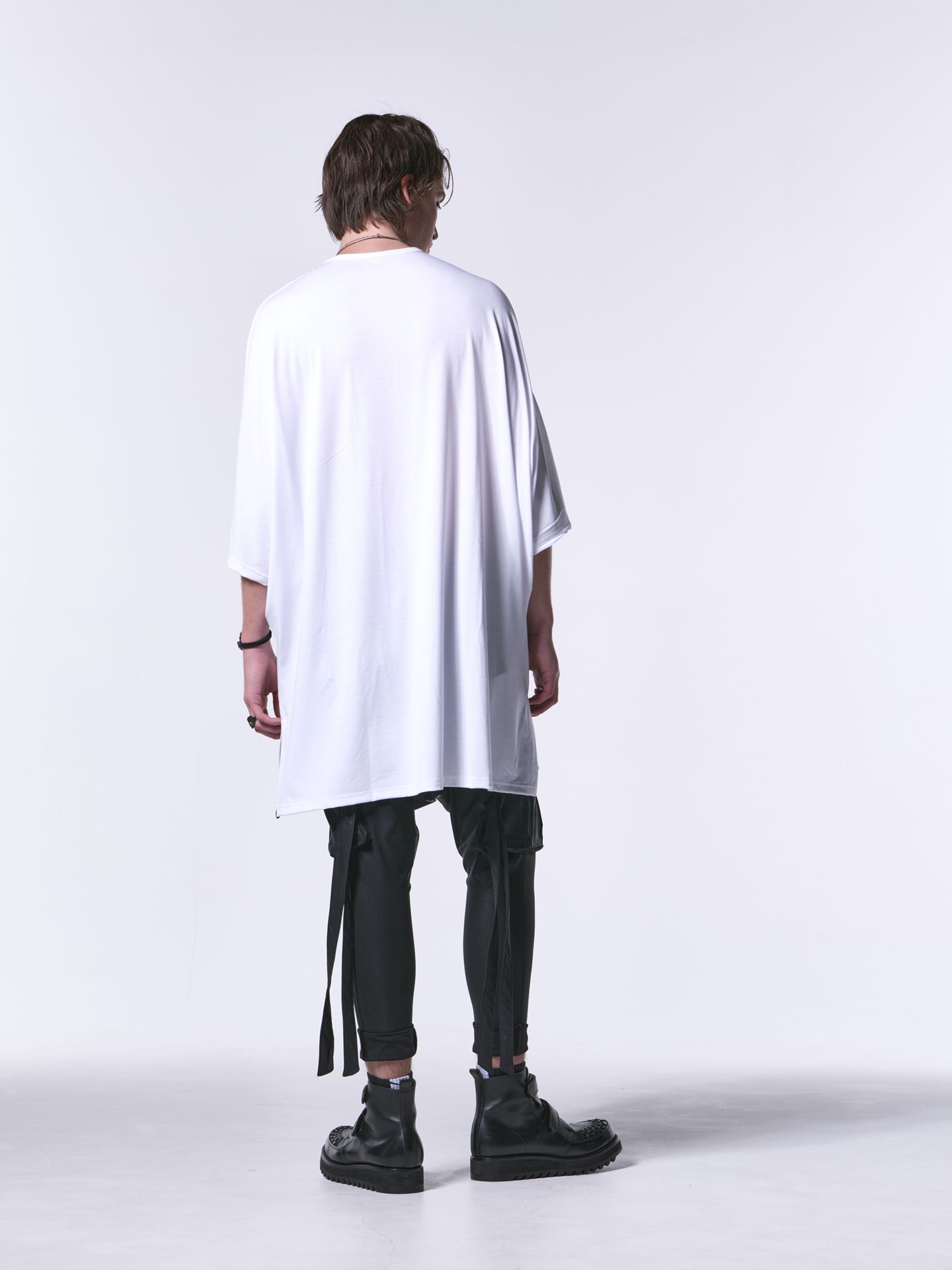 《予約品》 FrillDolmanT-Shirt / フリルドルマンTシャツ / ホワイト