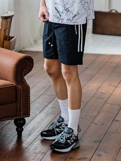 《予約品3月3日18：00締め》 Johnson NYLON HP / ハーフパンツ / ブラック