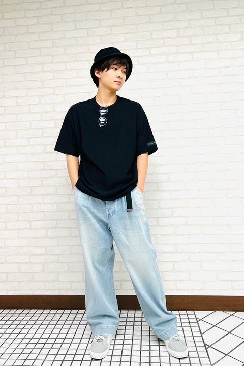 ワイドパンツに合うTシャツコーデ.4