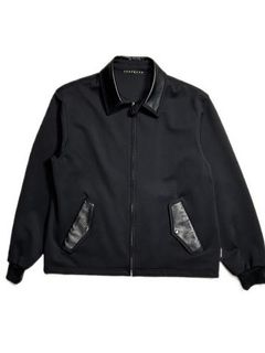 《予約品8月31日 23時55分締め》 RUBBER JERSEY / ブルゾン / ブラック 【roarguns 】 2024年2月入荷予定