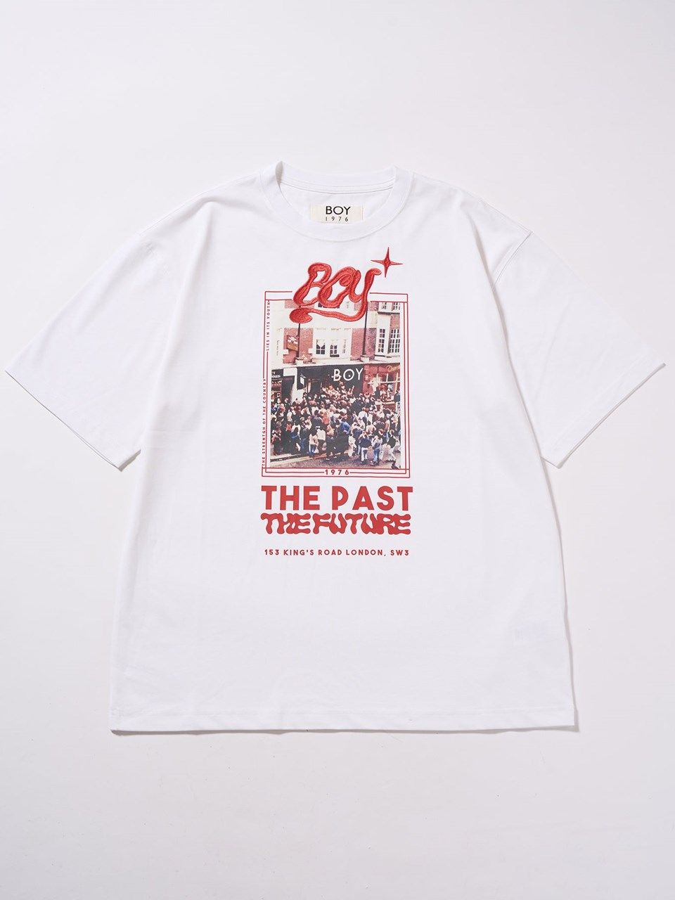 BOY 1976 THE PAST Photo TEE / Tシャツ / ホワイト