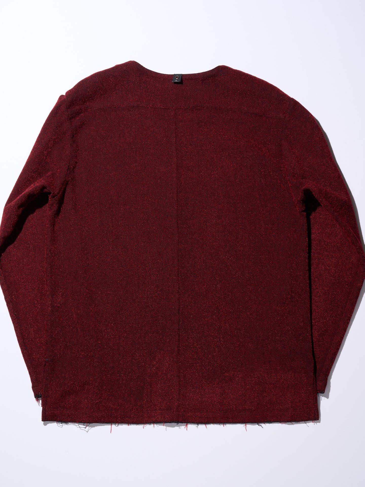 【予約品】 V-neck pullover shirt / Vネックプルオーバー / レッド