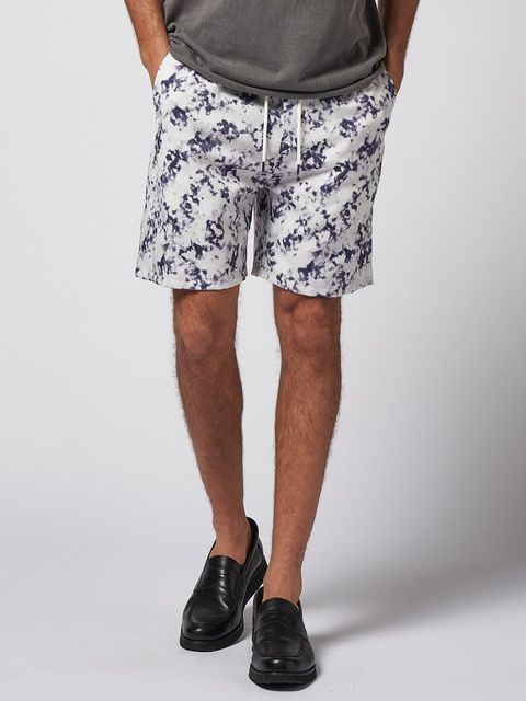 《予約品》 patterned shorts / ショートパンツ / ブラック