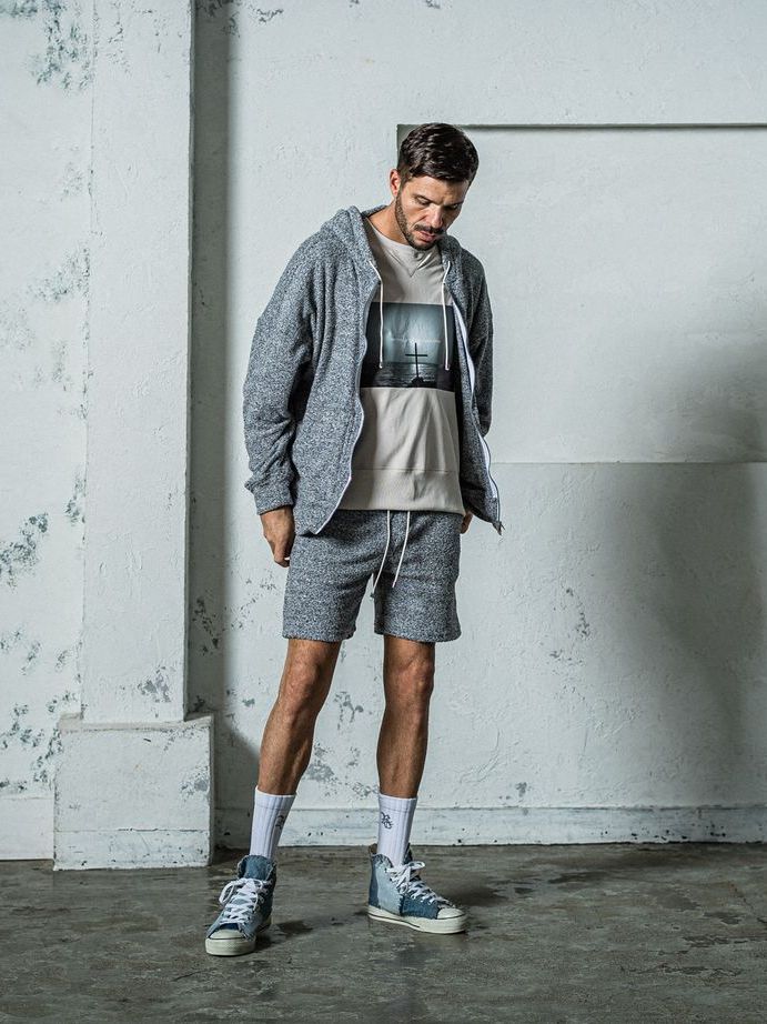 《予約11月17日19時締め》 MOLE YARN PILE zip loose hoodie / ジップフーディブ / グレー