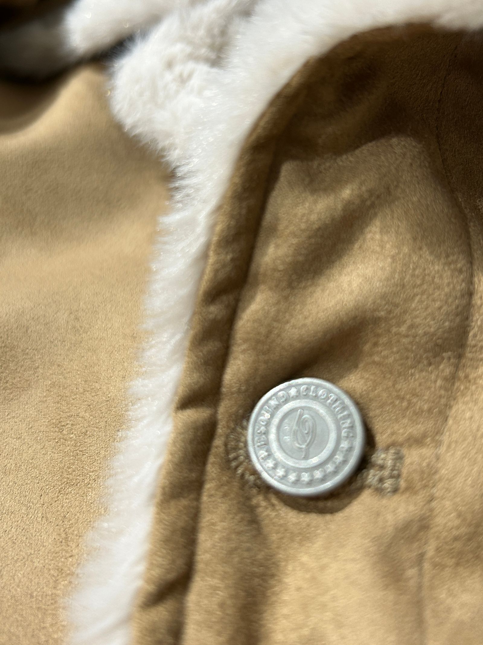 SUEDE FUR CAVER ALL / スウェードファーカバーオール / ベージュブラウン