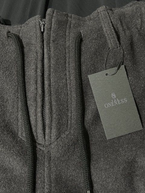 WideSlacksJersey /フリース ワイドカーゴ / チャコールグレー