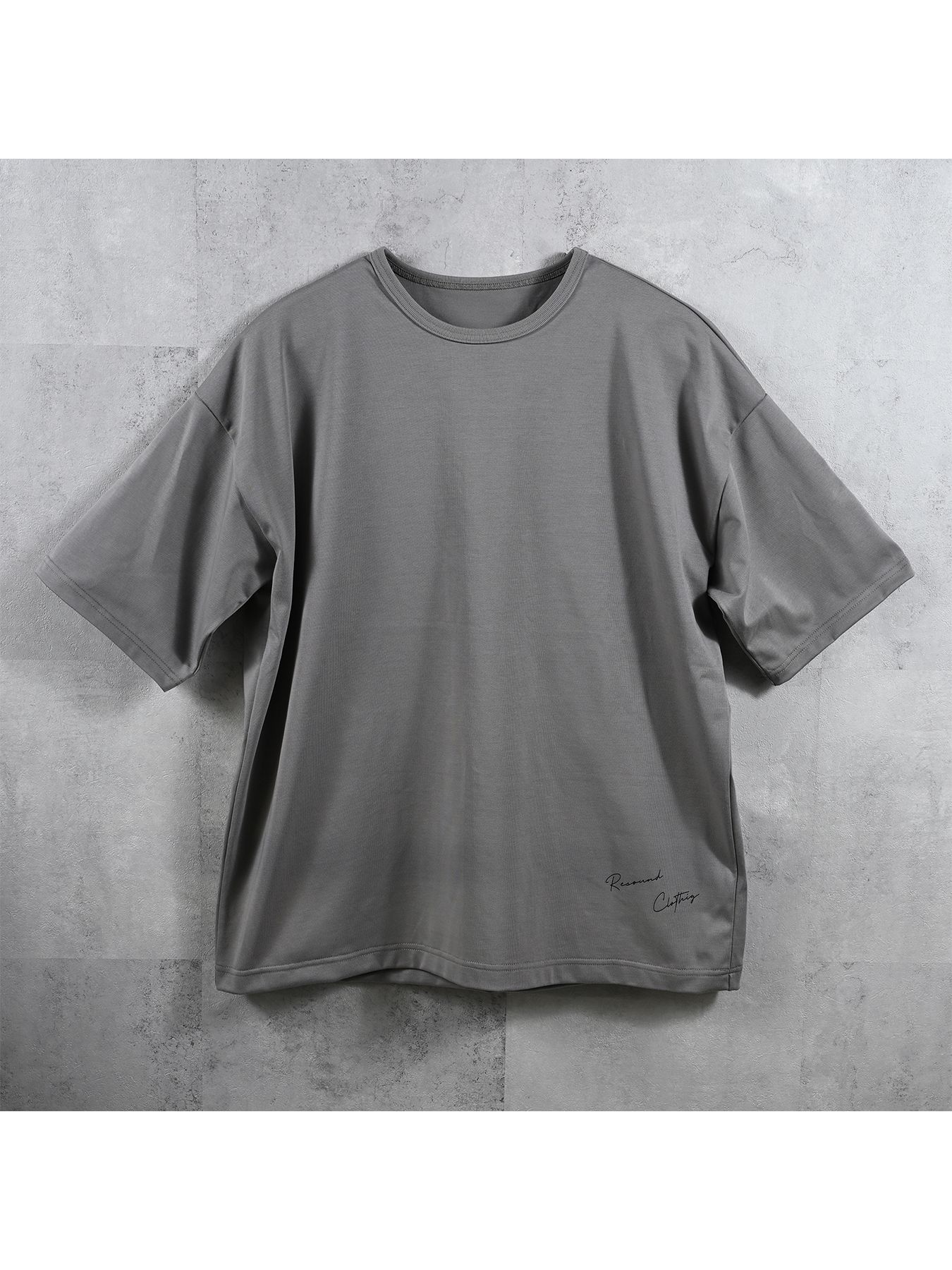 【予約品 】YOAKE PHOTO OVER TEE /  フォトオーバーサイズTシャツ / グレー