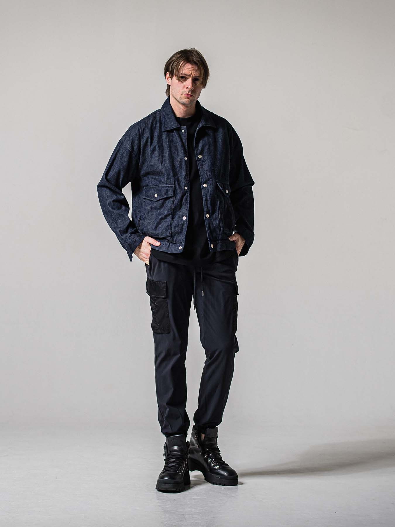 【予約品 11月16日(日) 締切】NY PT CARGO  PANTS / ナイロン イージーカーゴパンツ  / ブラック