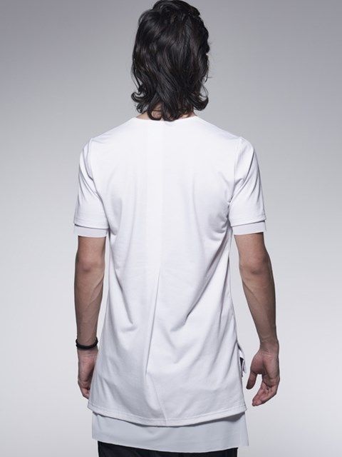 《予約品》 LayeredT-Shirt / レイヤードTシャツ / ホワイト・ホワイト 【kiryuyrik】 7月以降入荷予定
