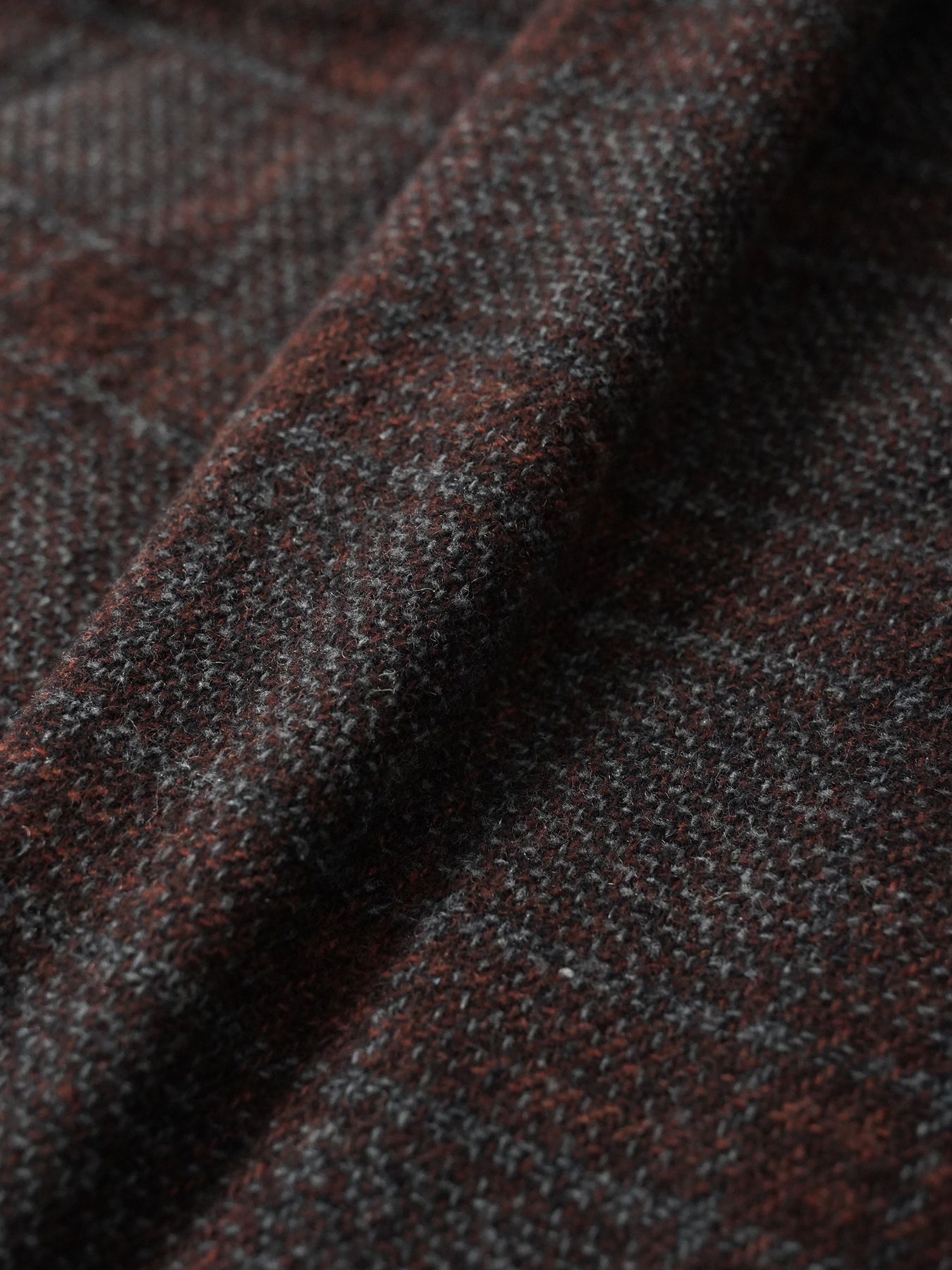 【予約品 5月6日(水) 締切】WOOLCHECK-SPORTJACKET / ヴィンテージシャツジャケット / レッド系