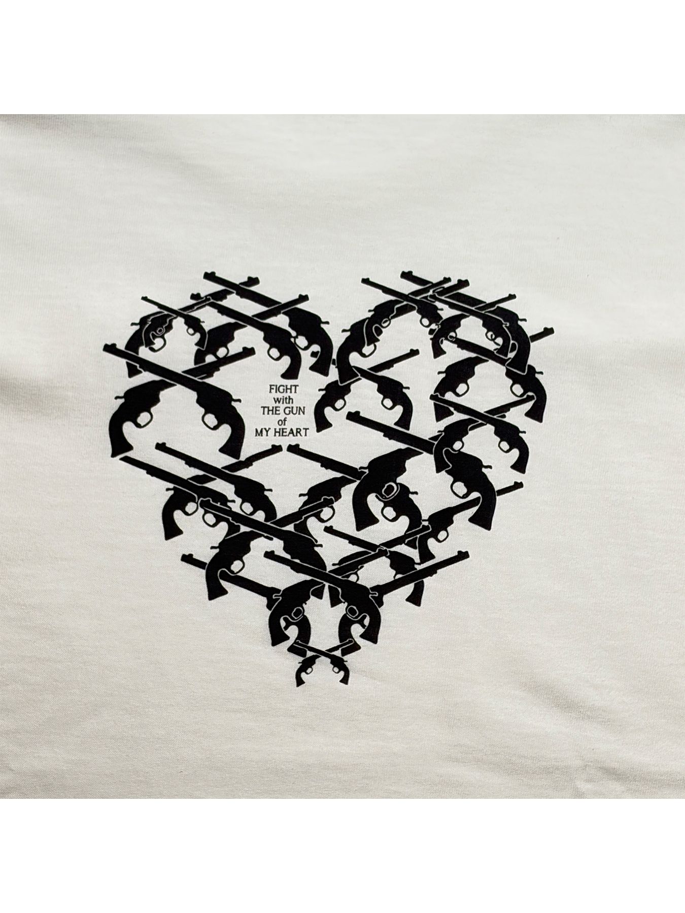 【予約品 8月23日(日) 締切】VIN/JER SS HEART-GUN / ホワイト