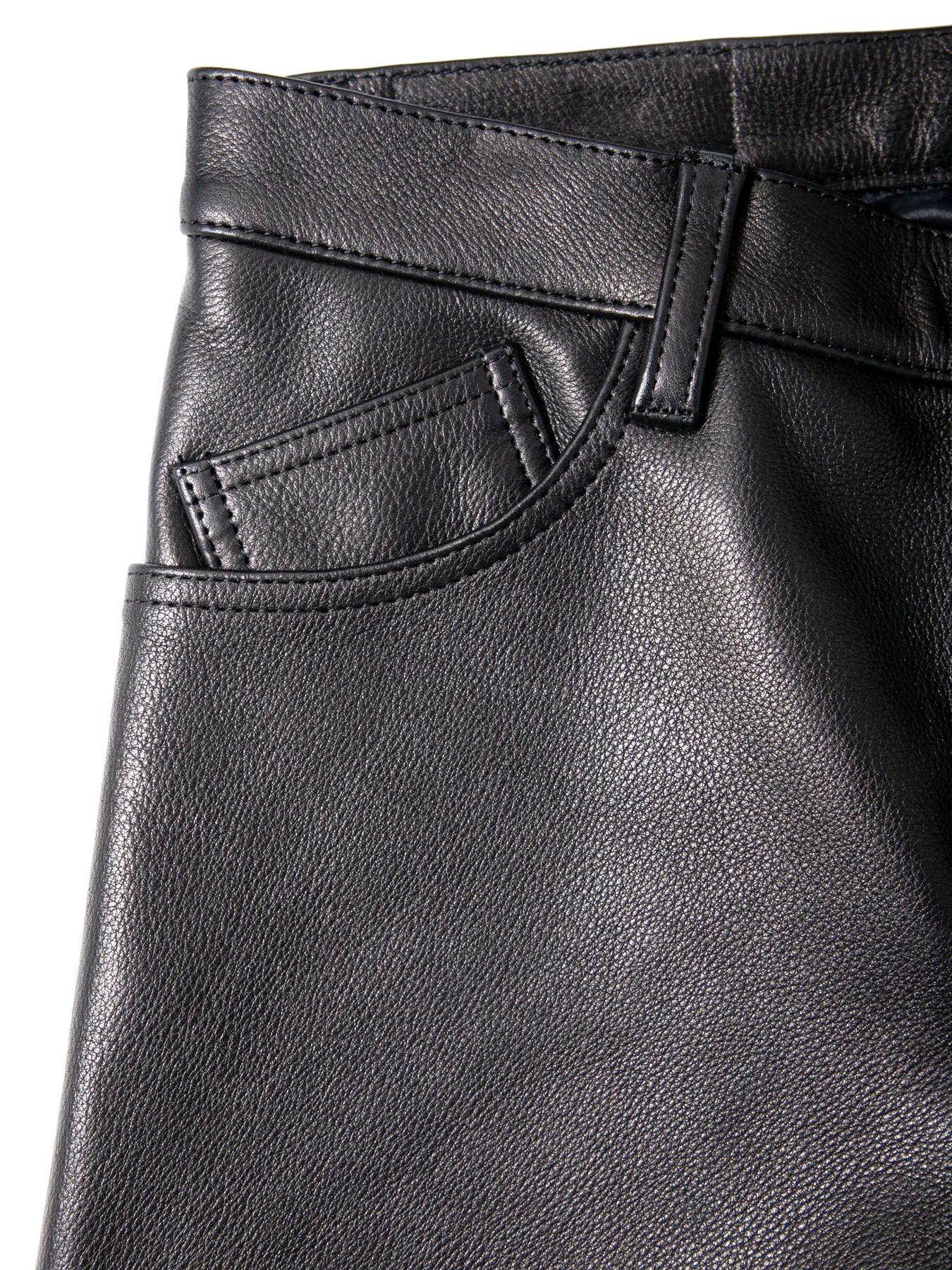 Japanese Washable Cow hide Five Pocket Pants / ジャパン ウォッシャブル カウハイド 5ポケットパンツ / LAD GEAR