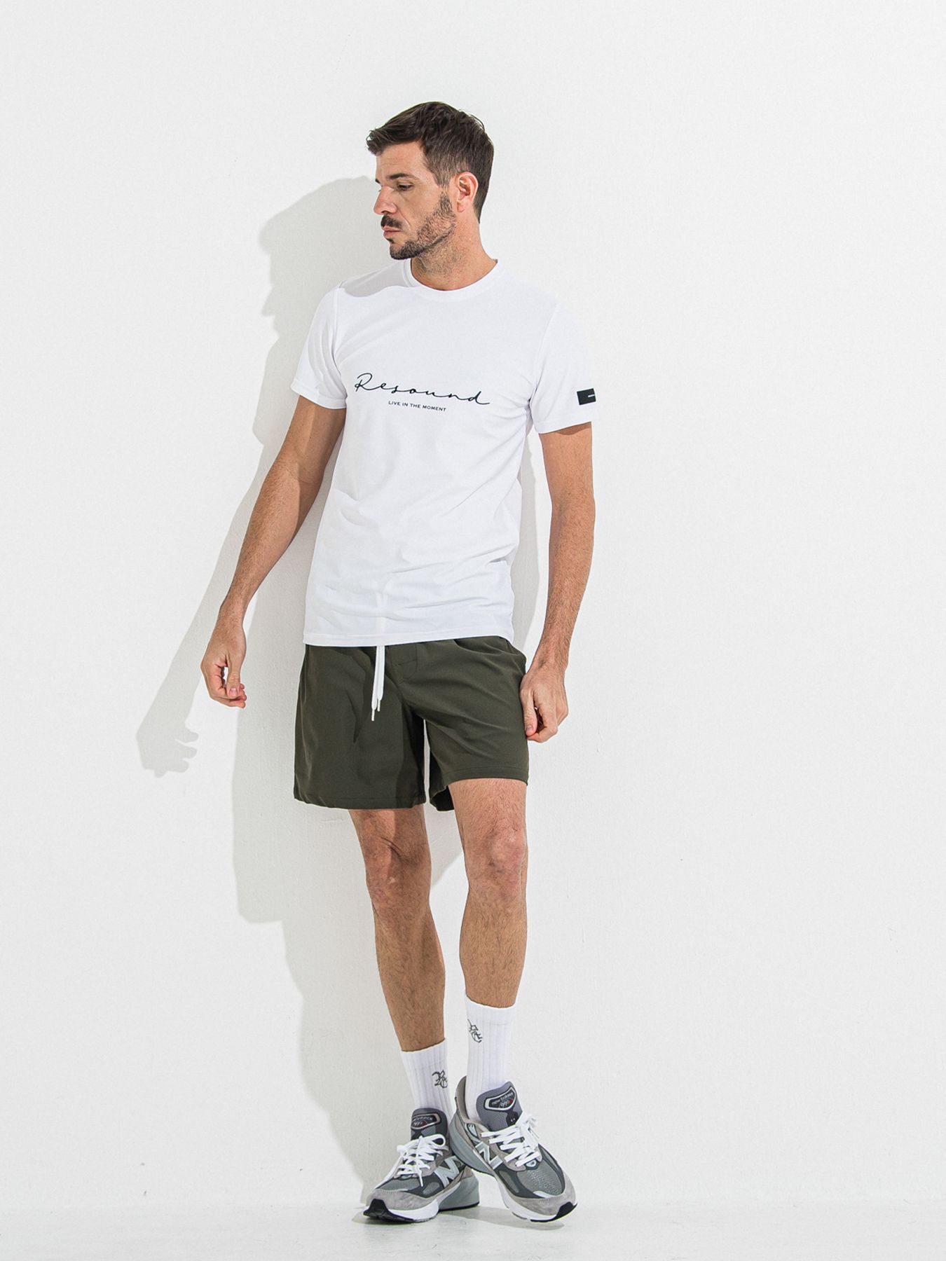 【予約品】HANDWRITING RASH BASIC T / ラッシュガード ハンドライティングTシャツ / ホワイト