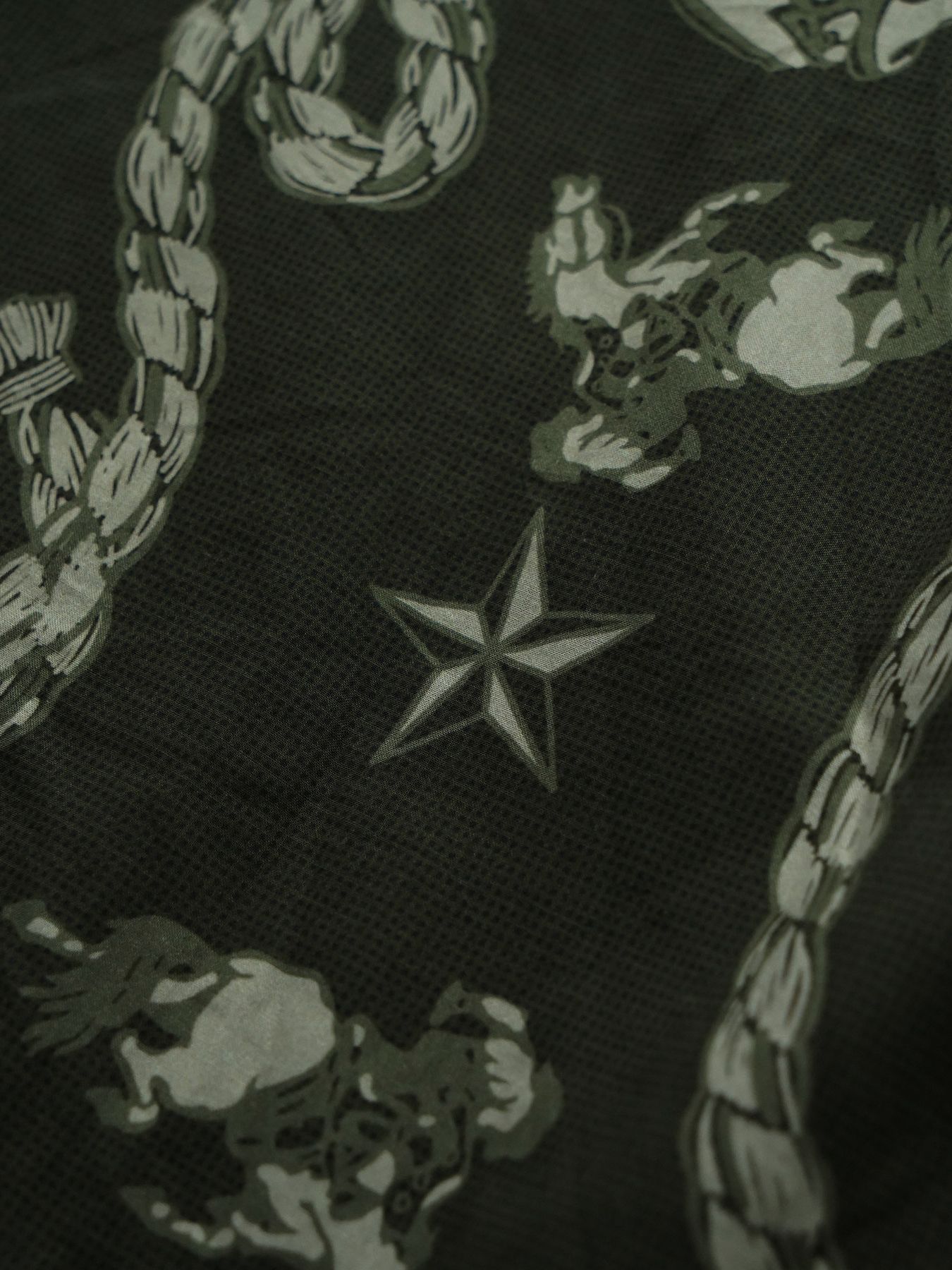 【予約品 11月23日(日) 締切】WESTERNBANDANA SHIRTS / バンダナプリント シャツ / CHARCOAL