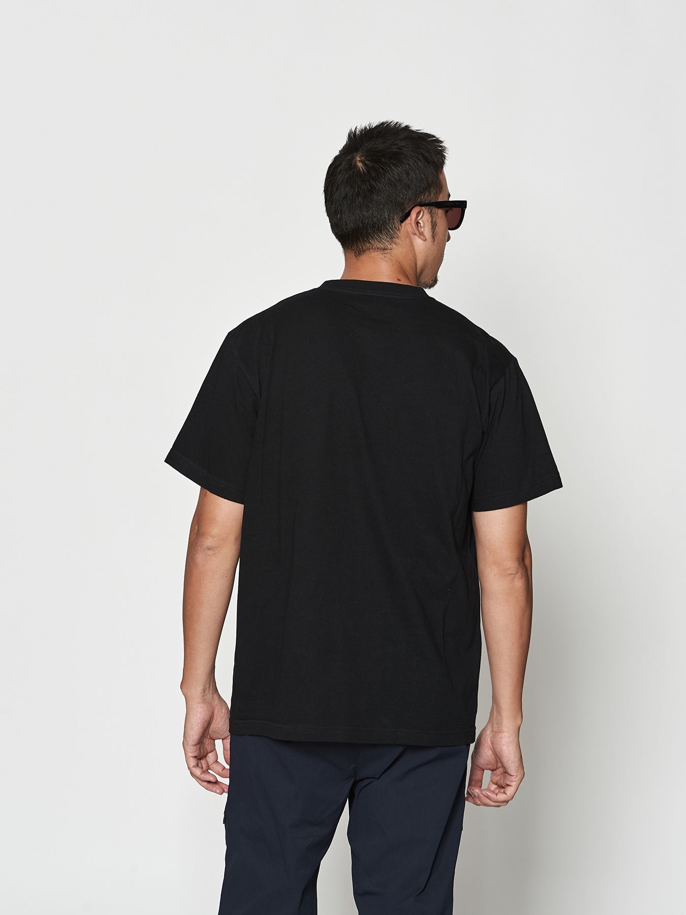 【予約品 10月9日(木) 締切】muta Heat Hibiscus Tee / Tシャツ / ブラック【Acanthus × muta MARINE】