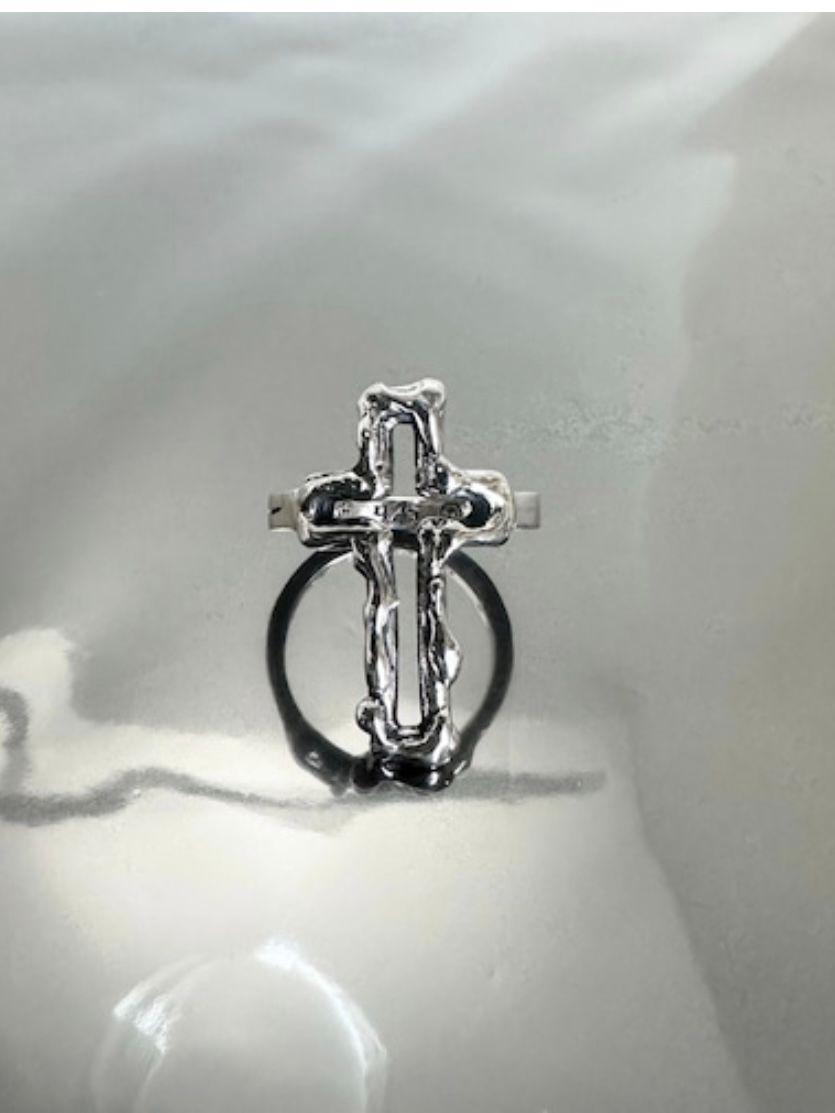 《受注生産》OPEN CROSS RING / オープンクロスリング  【注文から3〜4週間後入荷予定】