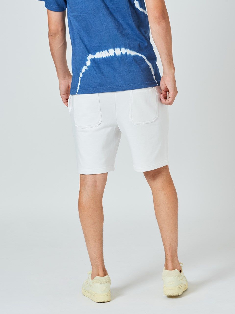 (予約品2023年10月19日18時締め) muta Circle Logo Sweatshorts / スウェットショートパンツ / ホワイト 【Acanthus×muta】