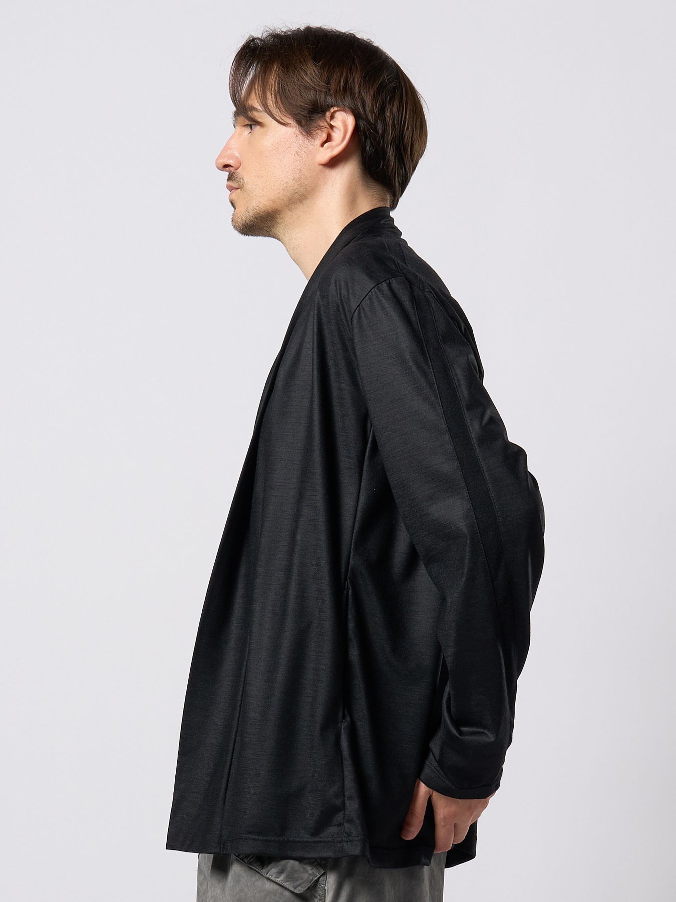 【予約品 9月23日(火) 締切】ex.comfy wool cardigan / エクスコンフィーウール カーディガン / ブラック