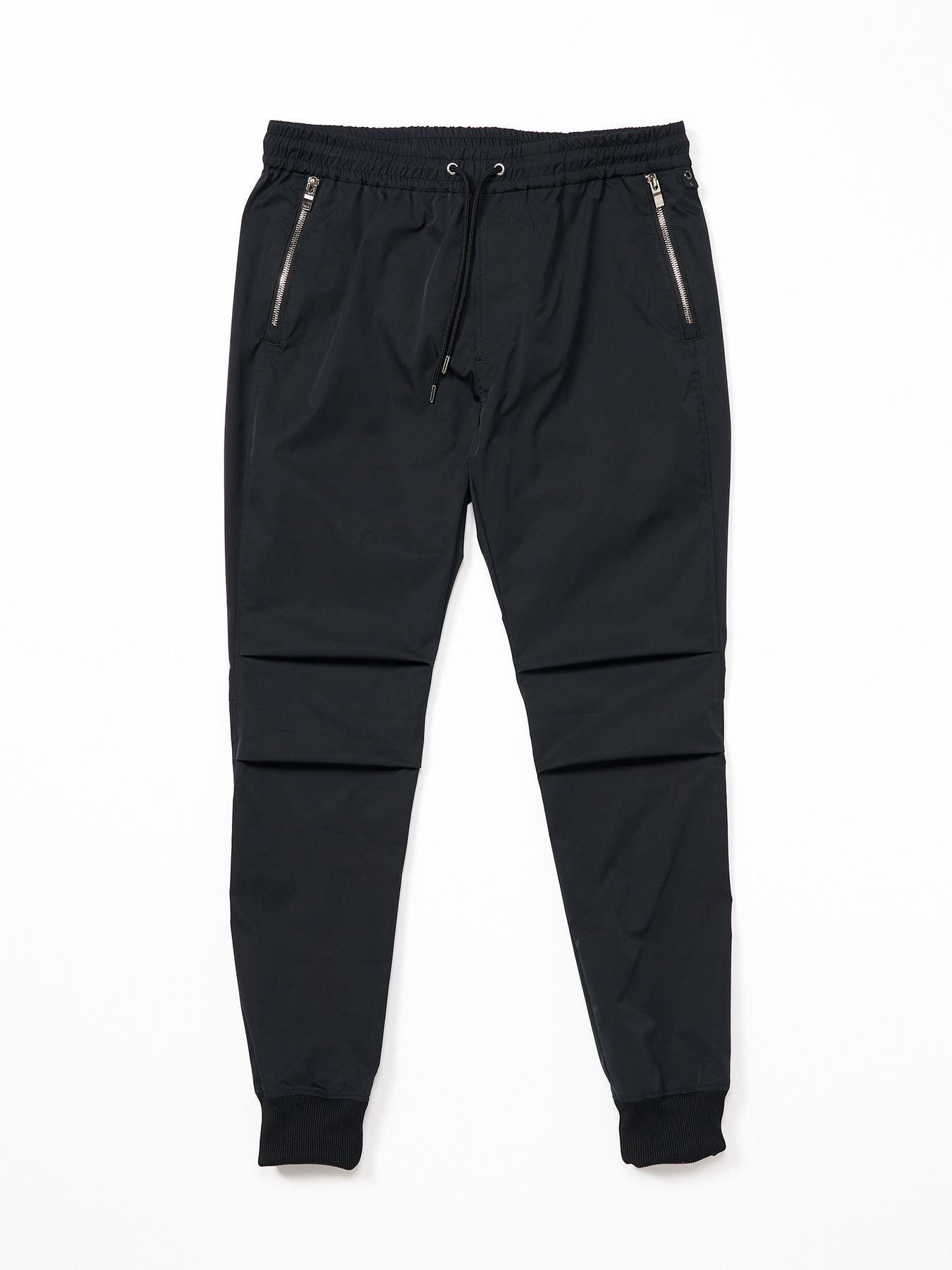 【予約品 9月23日(火) 締切】tuck rib pants / タックリブパンツ / ブラック