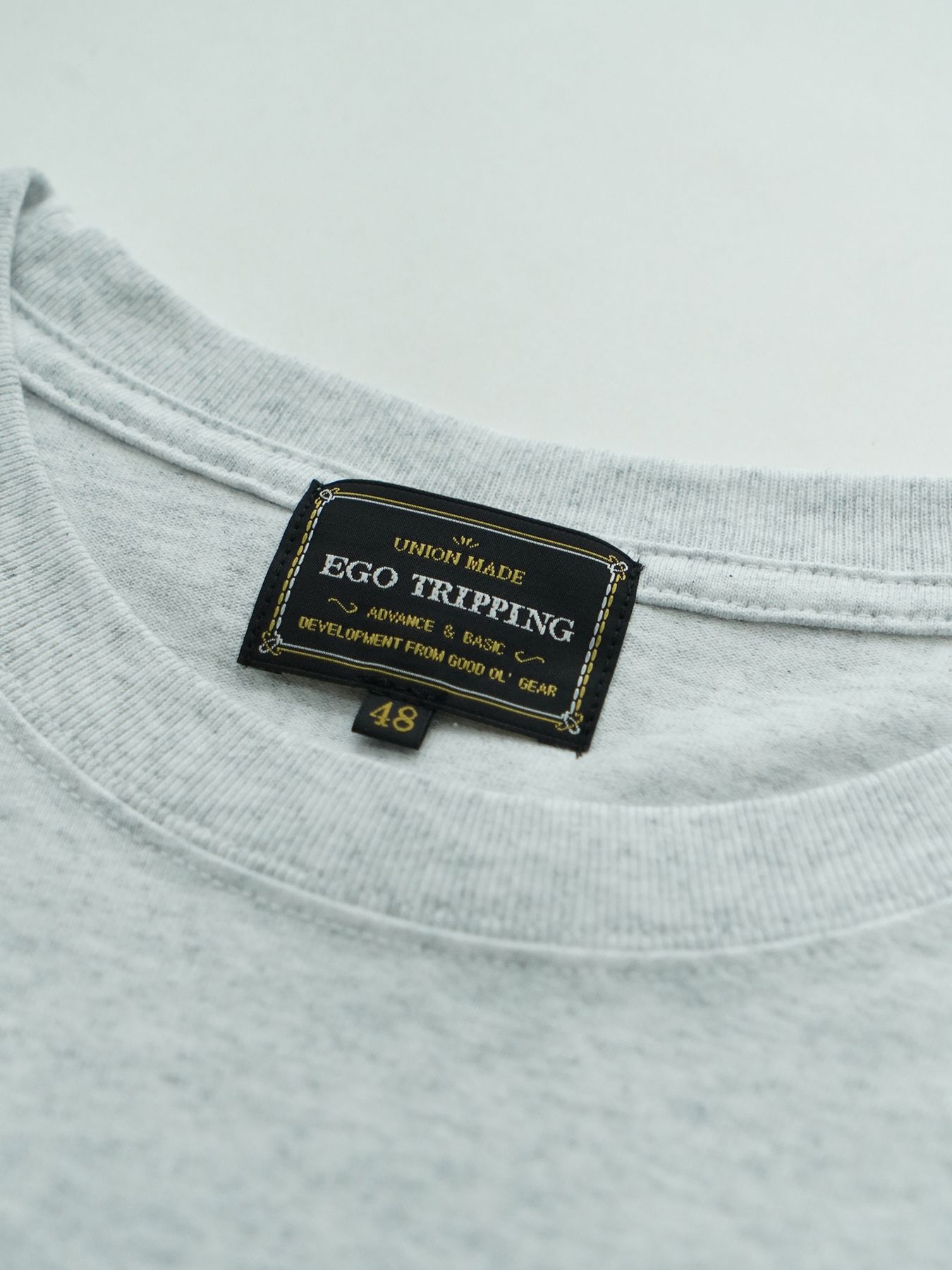 【予約品 11月23日(日) 締切】PRINTTEE-A short / ロゴプリント Tシャツ / ASH