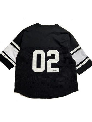 《予約品8月31日 23時55分締め》 FOOTBALL TEE / Tシャツ / ブラック 【roarguns 】 2024年3月入荷予定