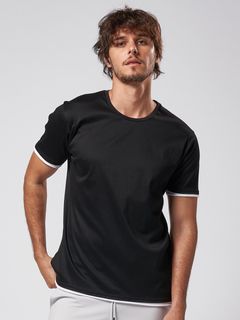 《予約品》 sweater's cut S/S / Tシャツ / ブラック×ホワイト