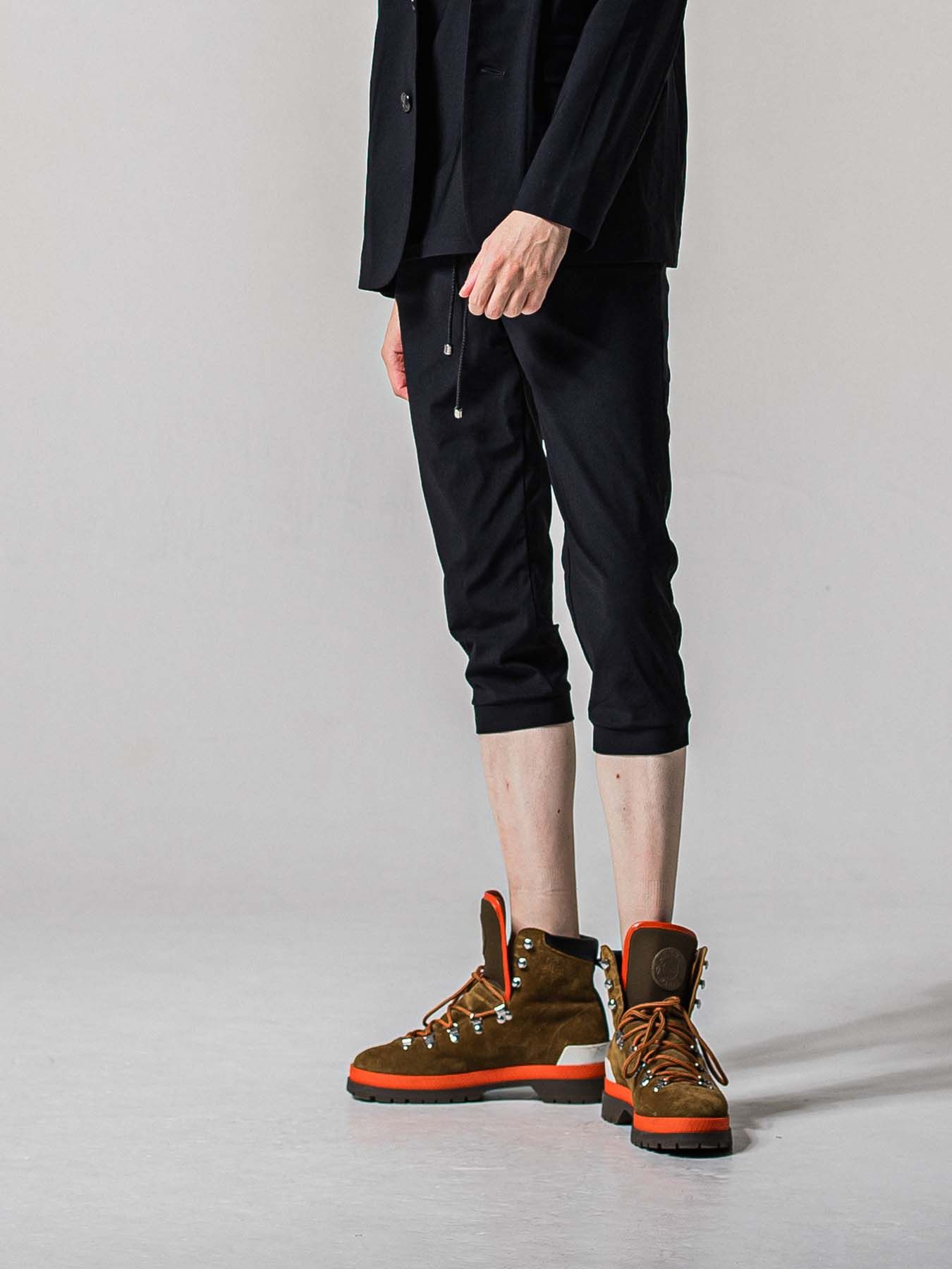 【予約品 11月16日(日) 締切】RE CROPPED PT / ナイロン イージークロップドパンツ / ブラック