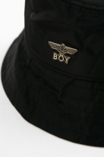 NYLON BUCKET HAT/ ブラック 【BOY LONDON】