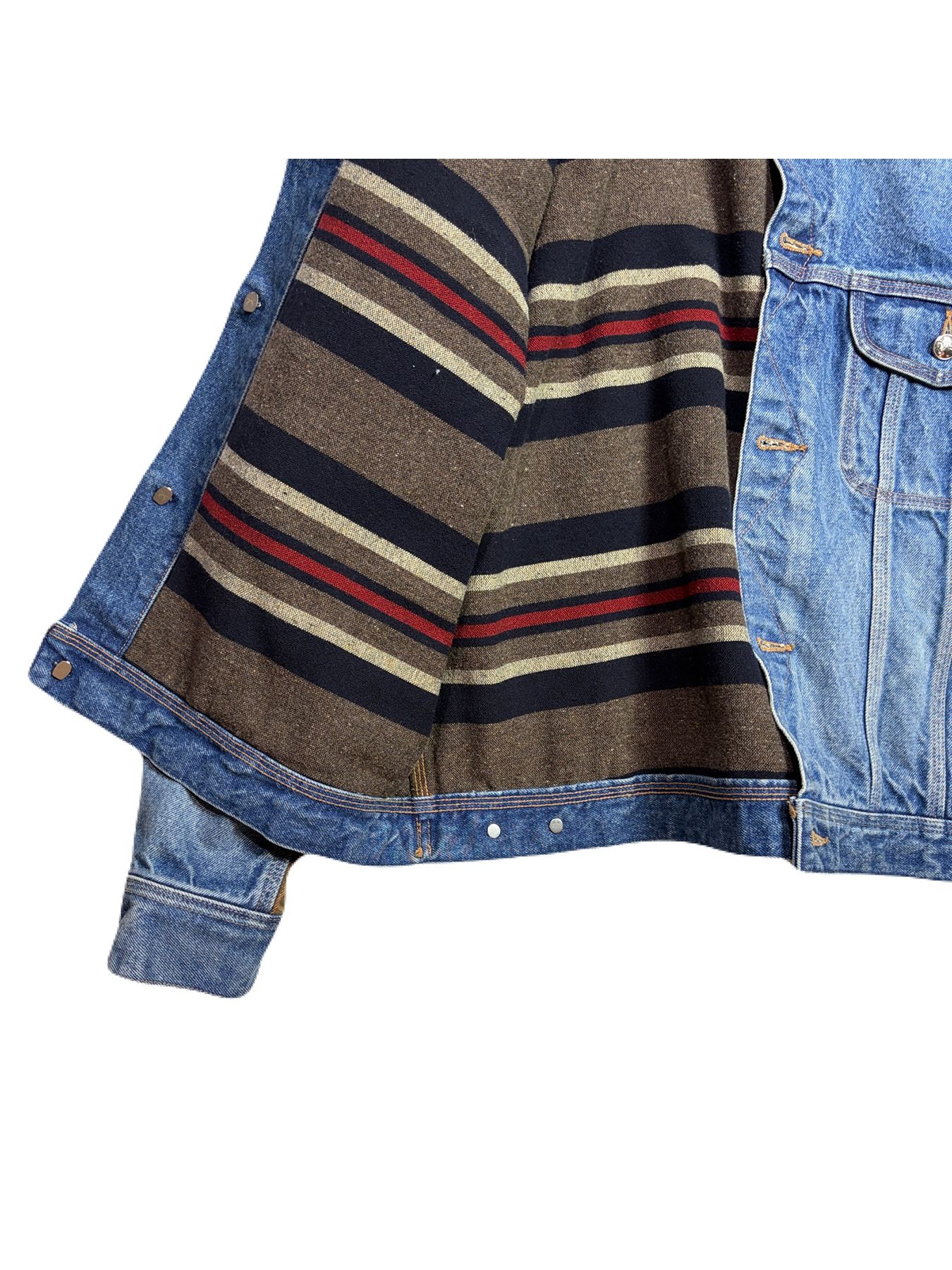 【予約品 3月9日(月) 18:00 締切】VIN/DEN/JK USED/SWAR / USED加工 クリスタルクロスガン ヴィンテージ デニム ジャケット / ブルー