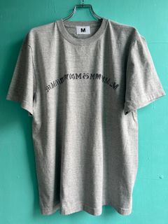 【予約3/13（月）10:00締め】 M-TS01 / t-shirts (arch M) / heather gray14周年記念【Mエム】2023 3月末～予定