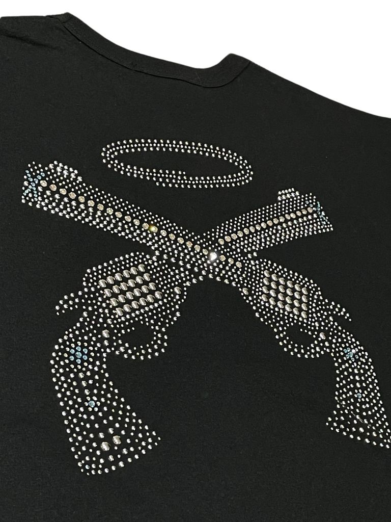 FACE TEE /スワロ Tシャツ / ブラック