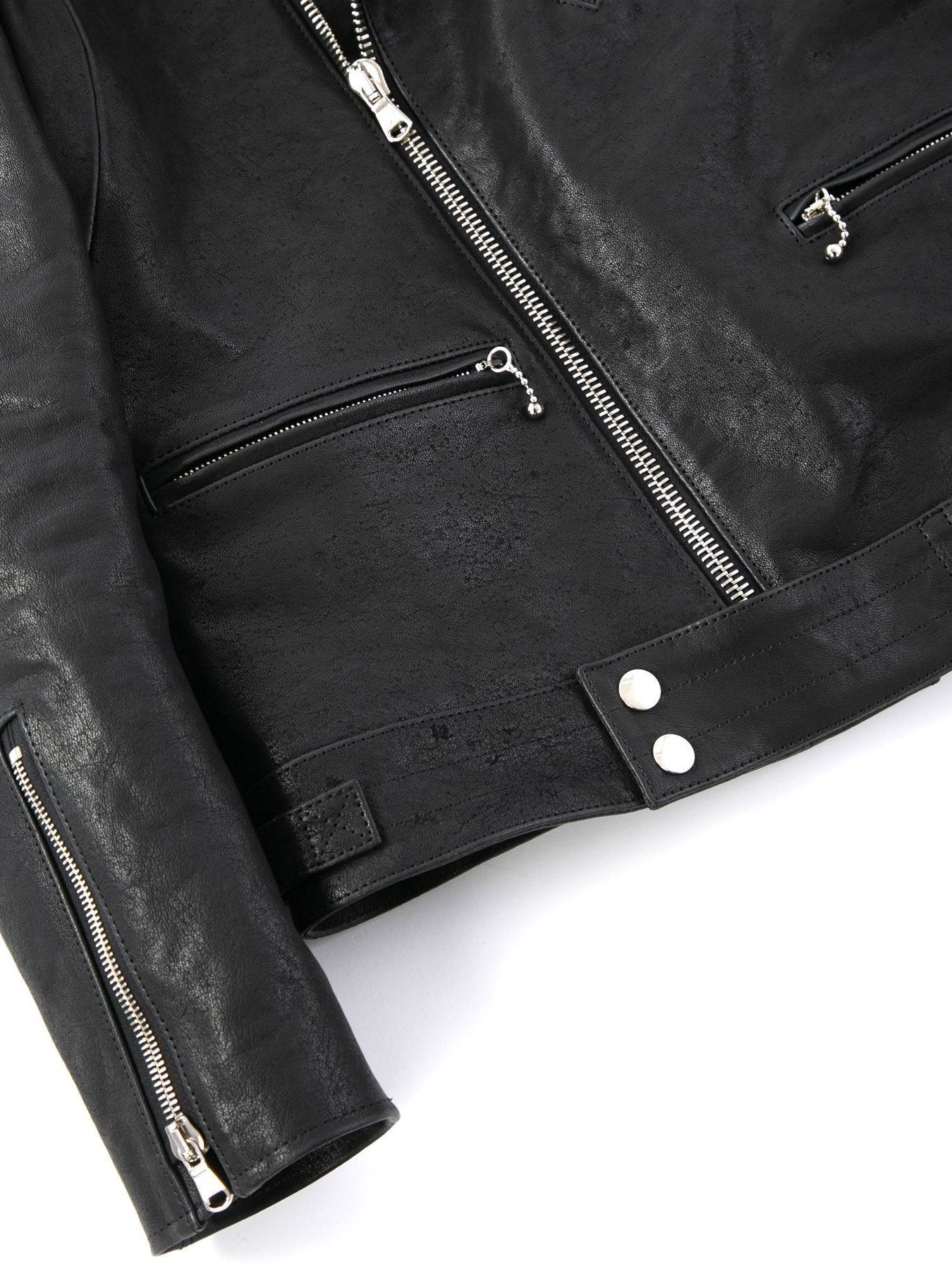【予約品 】 Pit Vegetable Full Tanned Shrinked Horsehide Double Riders / シュリンク ホース ハイド ダブル ライダース / SPEEDER（スピーダー）