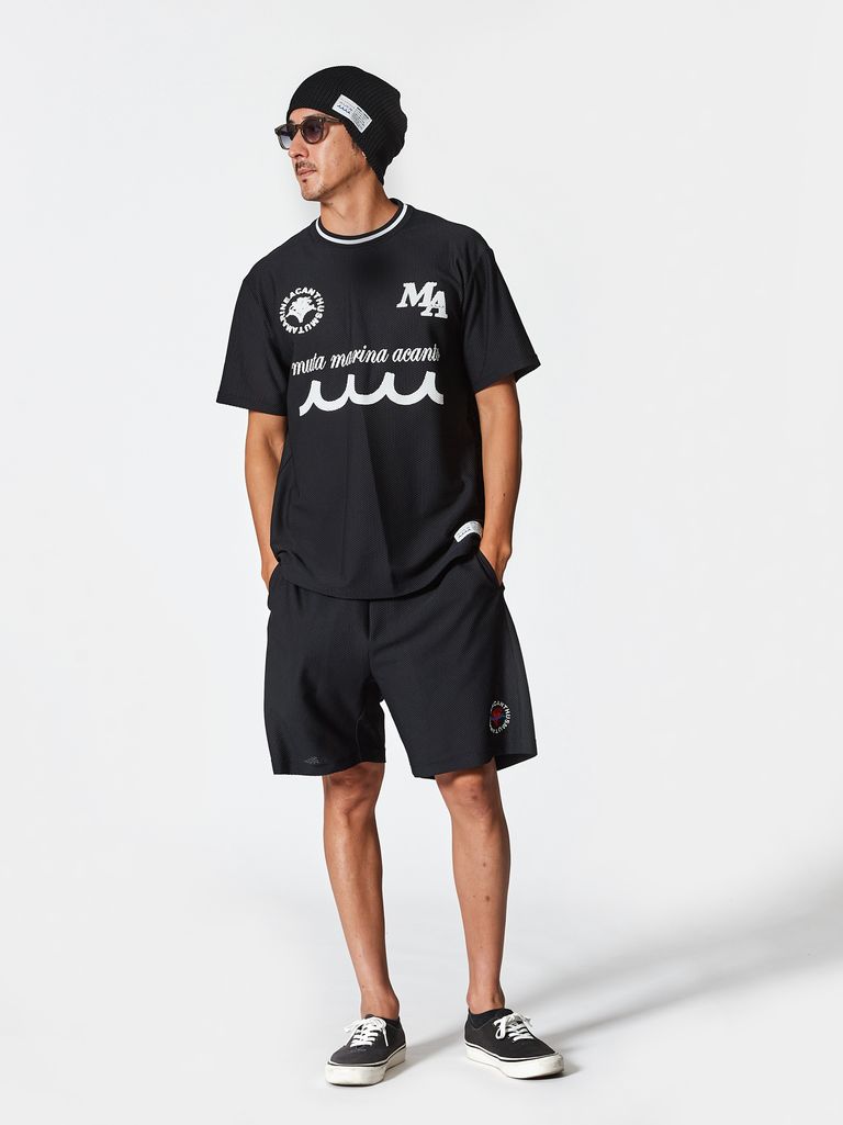 【国内買付】muta ACANTHUS Mesh Soccer Top メッシュTシャツ ACANTHUS - ACANTHUS × muta MARINE / muta Mesh Soccer Top