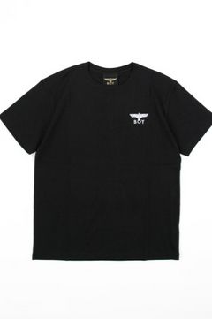 ONE POINT EAGLE CREW NECK T-SHIRTS/ ブラック 【BOY LONDON】